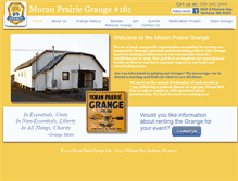 Tablet Screenshot of moranprairiegrange.org